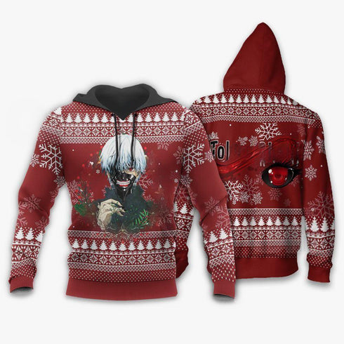Divesart - Ken Kaneki cooler Weihnachtspullover und Hoodie Tokyo Ghul Geschenkidee